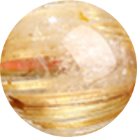 Deep Golden Rutile Quartz