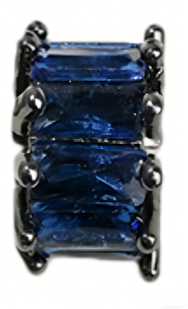 Blue treasure row inlaid accessories