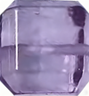 Amethyst square engraved bead
