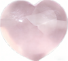 Pink crystal heart-shaped ornament